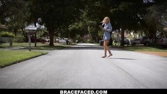 BraceFaced - Hot Ginger Teen Seduces Her Neighbor's BWC