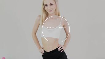 Barely Legal Skinny Teen Chanel Shortcake Casting To Be A Fitness Model