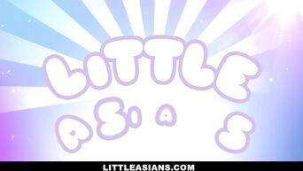 LittleAsians - Cute Asian Teen Slobs On a Big Knob