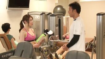 Asian Babe Gets Fucked At The Gym