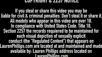 Free porn model video with Lauren Phillips