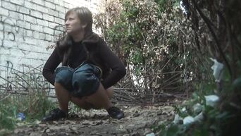 Pissing Russian women - spy cam